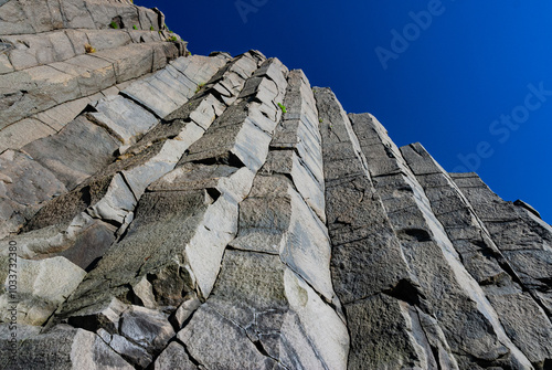 pillar rock in south Iceland, near the black beach, photo