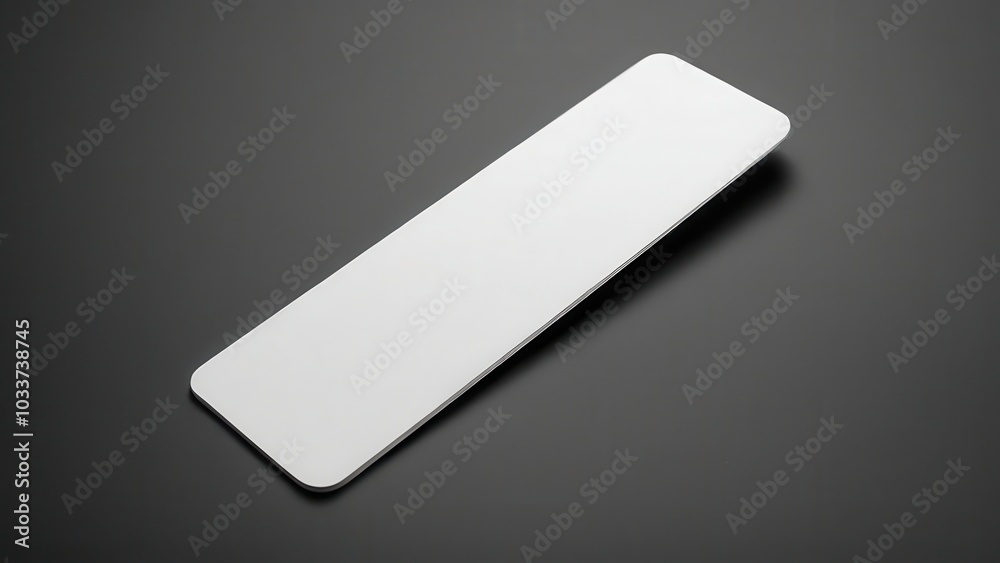 Minimalist bookmark mockup showing a classic, rectangular bookmark in a neutral setting. Great for use in digital or print media presentations, focusing solely on the bookmark design Minimalist bookmark mockup showing a classic, rectangular bookmark in a neutral setting. Great for use in digital or print media presentations, focusing solely on the bookmark design
