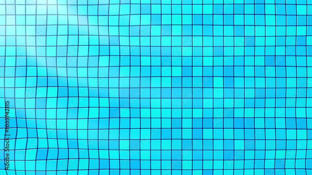 Wasser in einem Pool, endlose Animation Wasser in einem Pool, endlose Animation