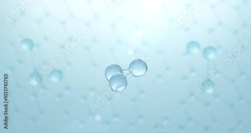 molecule background, skin care cosmetics solution