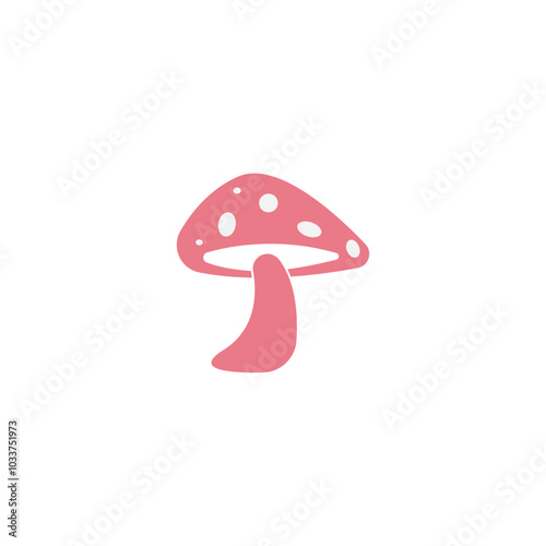 mushroom logo vector design