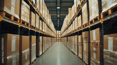 Exploring the vast aisles of a modern warehouse an insight into inventory management and logistics efficiency