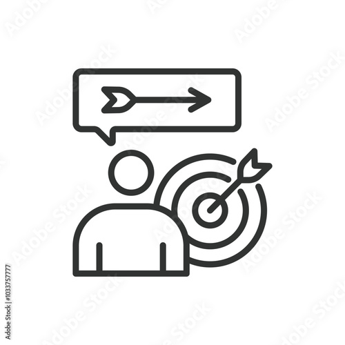 Coaching, in line design. Coaching, mentorship, guidance, leadership, personal development, career coaching, on white background vector. Coaching editable stroke icon