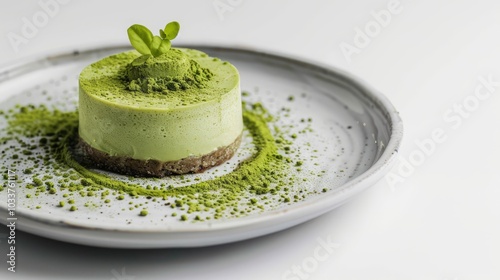 matcha dessert.