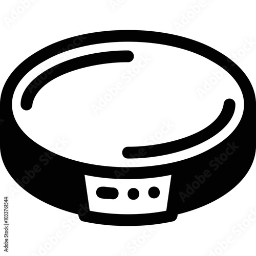 Simple vector icon electric crepe maker