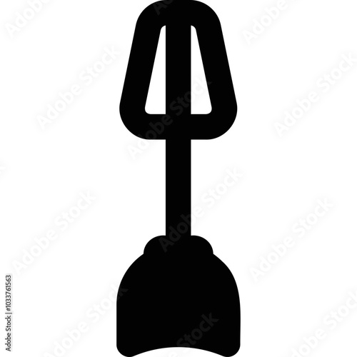 Simple vector icon immersion whisk, nozzle