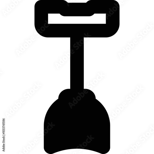 Simple vector icon immersion blender, attachment