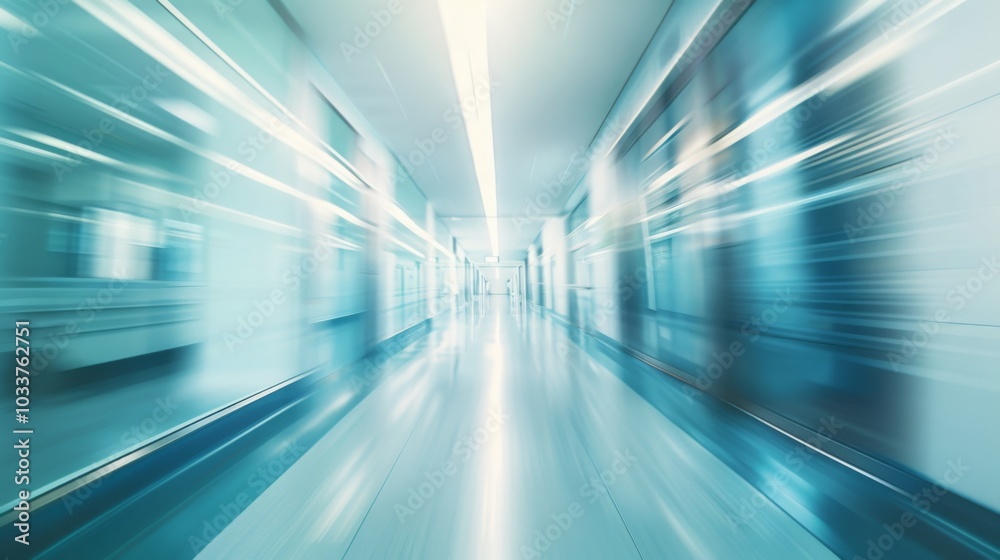 Abstract Blurred Motion Corridor Interior Design Abstract Blurred Motion Corridor Interior Design