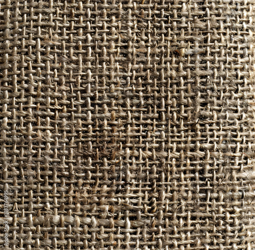 Jute material texture photo