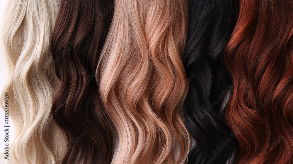 Hair Color Chart Blonde Brown Black Red Wavy Hair Streaks Hair Color Chart Blonde Brown Black Red Wavy Hair Streaks