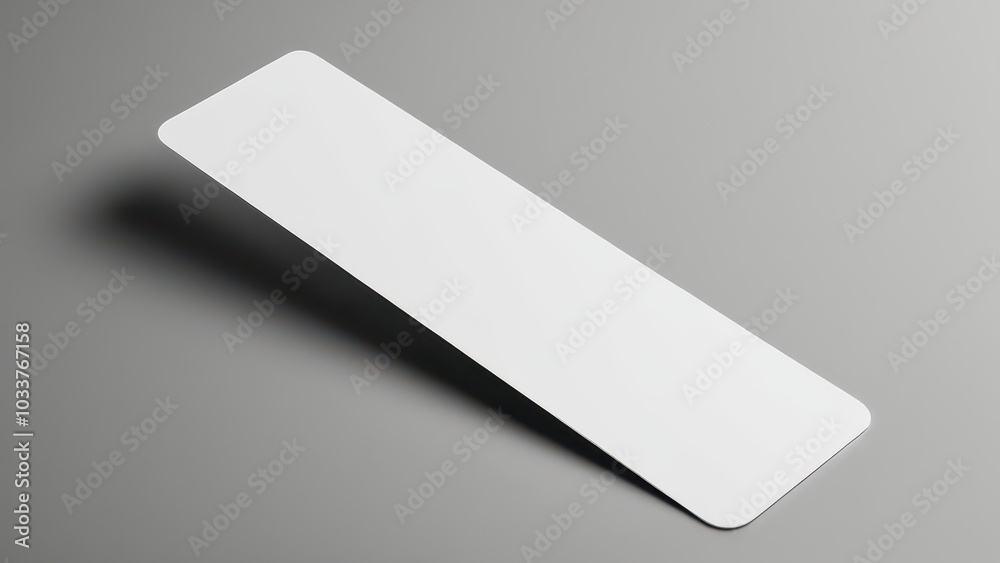 High-quality bookmark mockup displaying a clean, vertical layout. Ideal for design presentations, product promotions, or branding purposes with no logos or text High-quality bookmark mockup displaying a clean, vertical layout. Ideal for design presentations, product promotions, or branding purposes with no logos or text