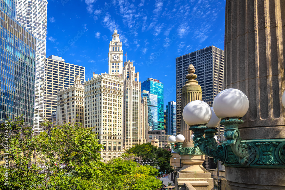 Chicago scenic architecture street view