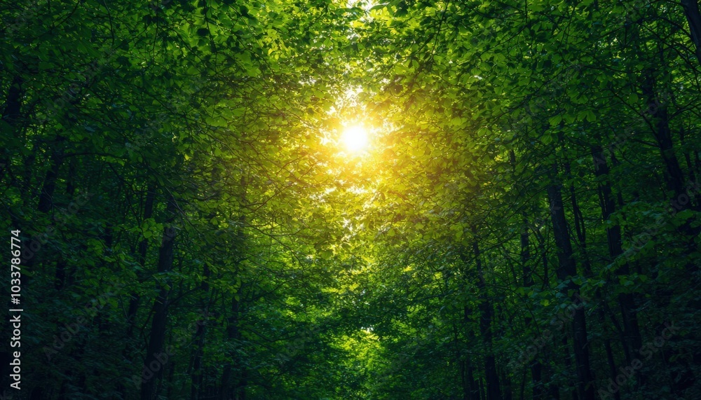 Obraz premium An aweinspiring photograph of a dense forest