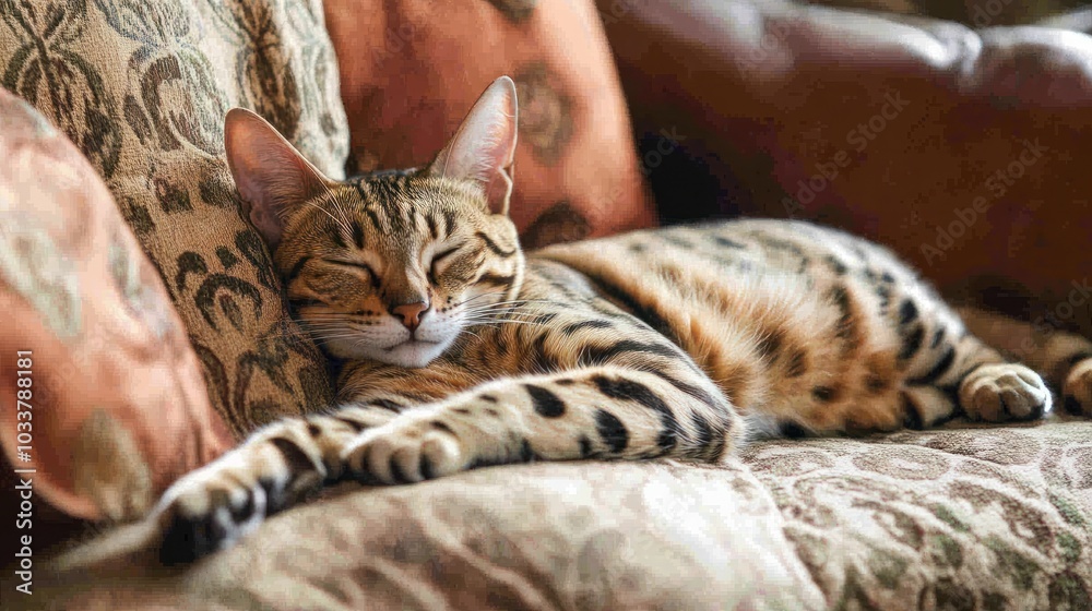 Ocelot Fully Grown Savannah Cat Serval Wild Cat: Over 4,400