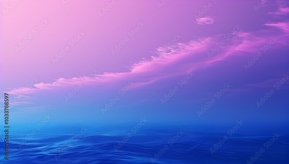 Obraz premium Blue and purple gradient background, simple gradient color block style, blurred effect, high resolution, high definition, high detail, high quality 