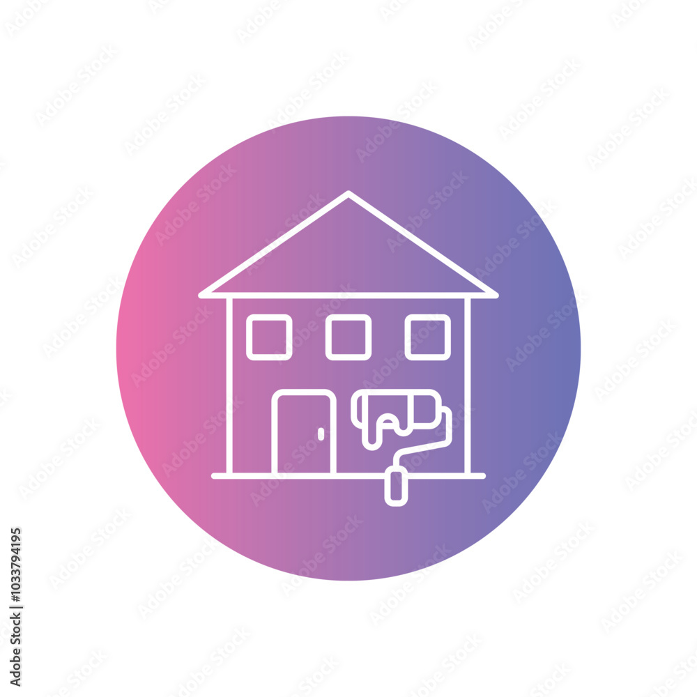 Home Renovation vector icon stock illustration Home Renovation vector icon stock illustration