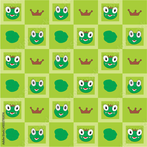 Seamless Pattern Frog.eps