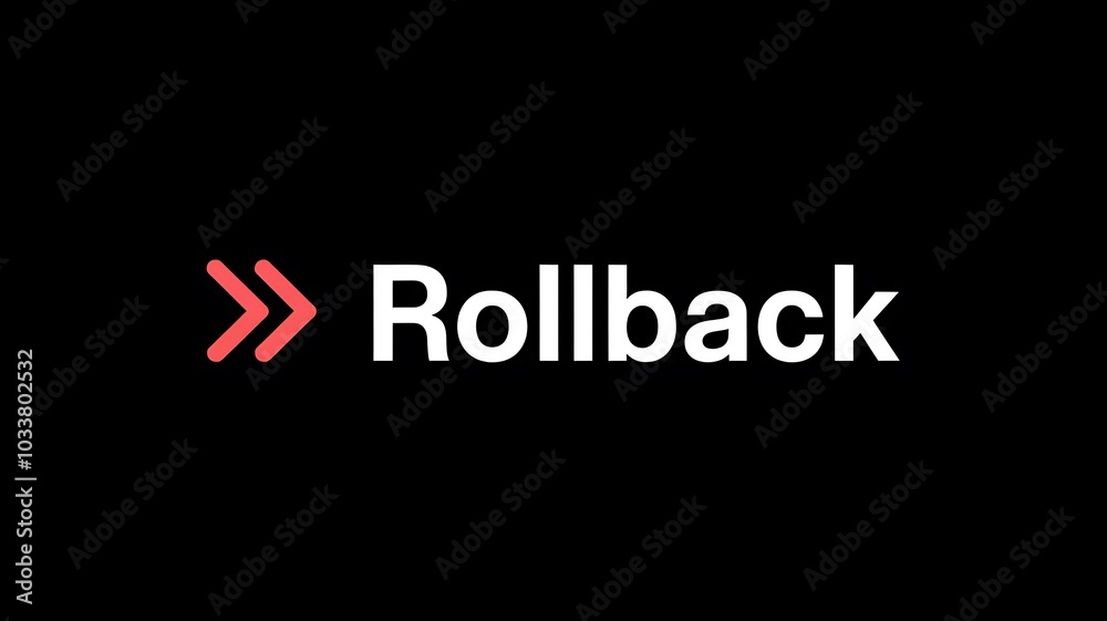 Obraz premium Rollback
