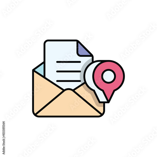 Email Tracking vector icon