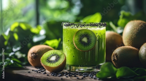 Refreshing Kiwi Smoothie