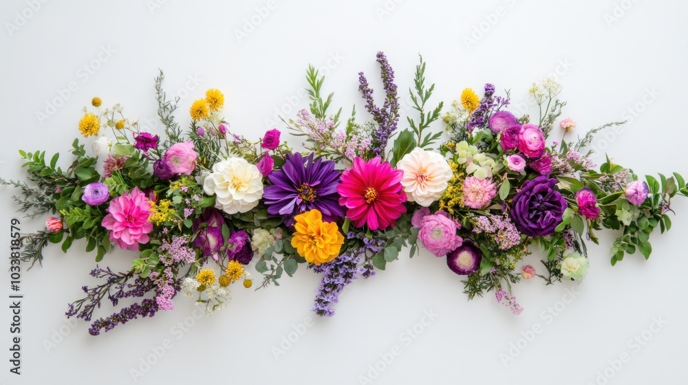 Obraz premium Colorful Floral Arrangement