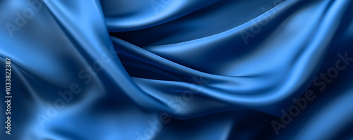 Abstract of soft blue silk background