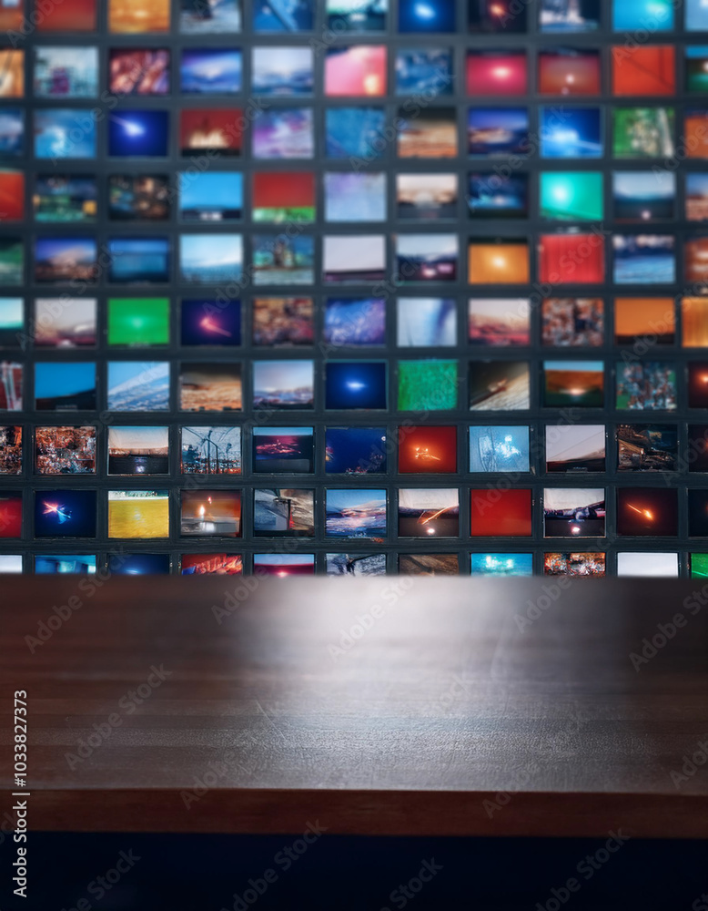 Giant multimedia video and image wall
Giant multimedia video and image wall