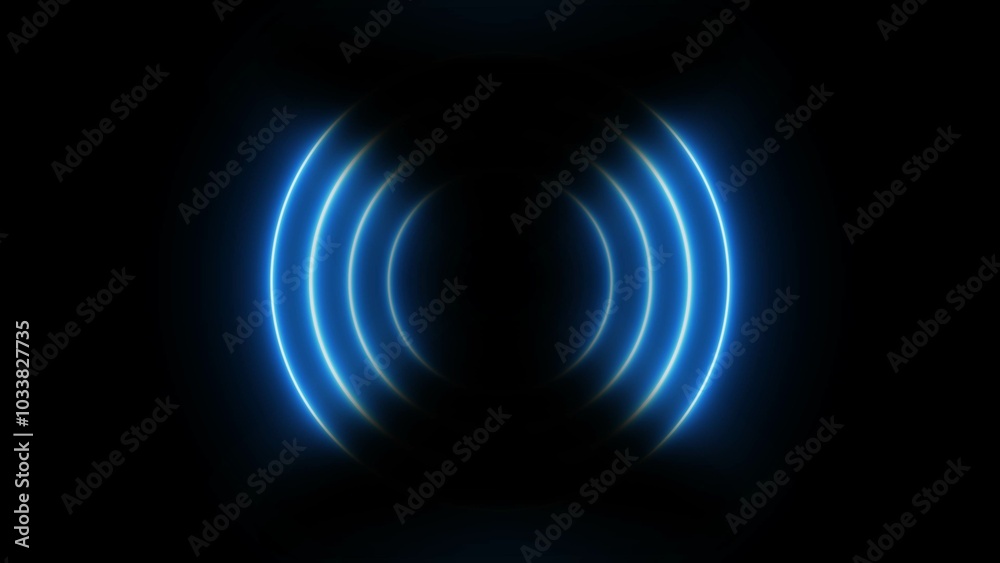 Neon glowing radio wave signal icon background. audio frequency signal icon illustration background. Neon glowing radio wave signal icon background. audio frequency signal icon illustration background.