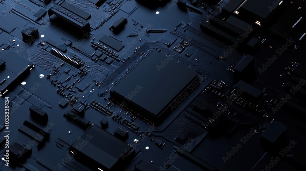 Fototapeta premium Circuit Board Abstract