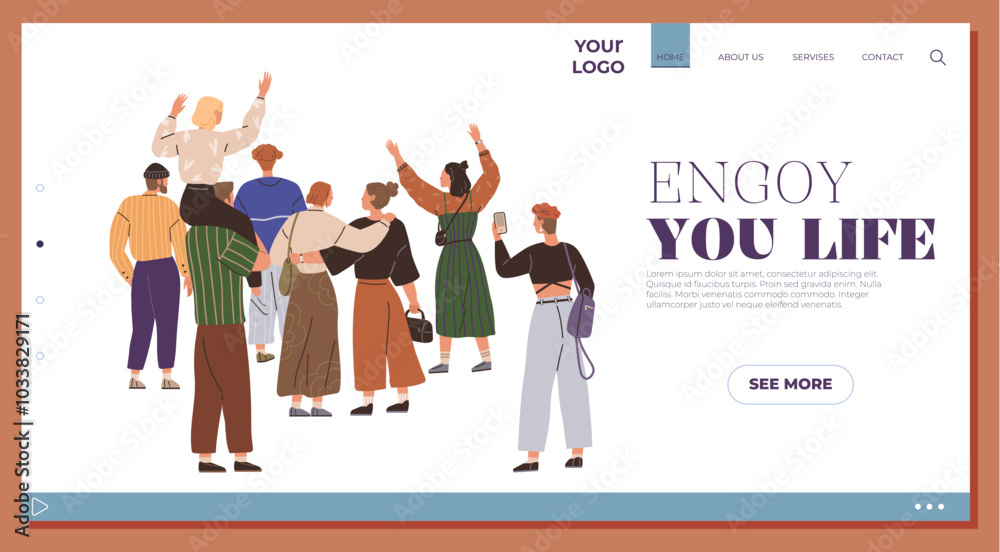 Group of people from different backgrounds celebrating together with raised arms. Ideal for diversity inclusion community celebration online content marketing camaraderie. Modern flat style Group of people from different backgrounds celebrating together with raised arms. Ideal for diversity inclusion community celebration online content marketing camaraderie. Modern flat style