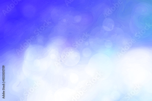 Abstract blue white and light turquoise delicate beautiful blurred background. Fresh modern light texture with soft style design for happy spring and summer backdrop and poster concept.