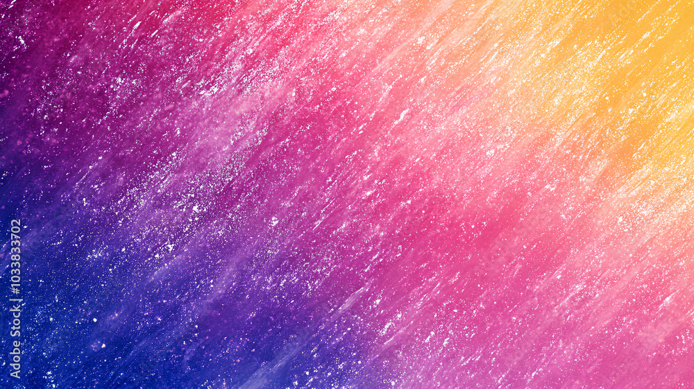 Fototapeta premium Pink yellow purple blue grainy background, rainbow abstract vibrant banner poster header backdrop design