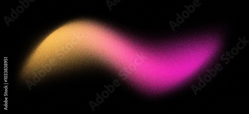 colorful wave gradient background with flowing yellow and pink colors blending smoothly. Grainy background style	