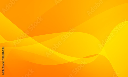 abstract yellow orange light wave curves with shine light background