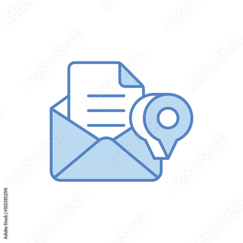 Email Tracking vector icon