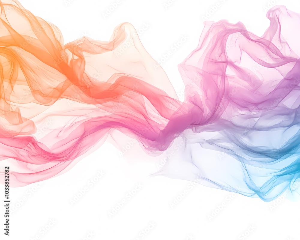 Experience the mesmerizing beauty of flowing silk in a captivating blend of soft pastel hues creating a dreamlike atmosphere Experience the mesmerizing beauty of flowing silk in a captivating blend of soft pastel hues creating a dreamlike atmosphere