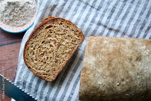 Homemade Bread Loaf Granary Wholemeal Malted