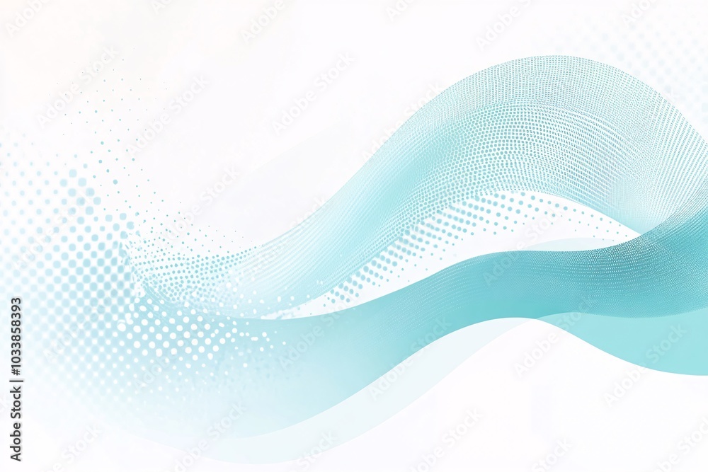 Fototapeta premium Abstract Blue Wave Background Design
