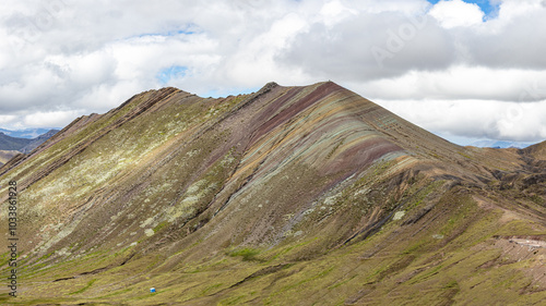 Obraz na płótnie Palcoyo Rainbow Mountain w salonie