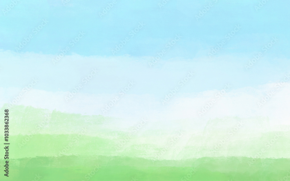 Blue and Green watercolor background. Abstract Landscape. Blue and Green watercolor background. Abstract Landscape.