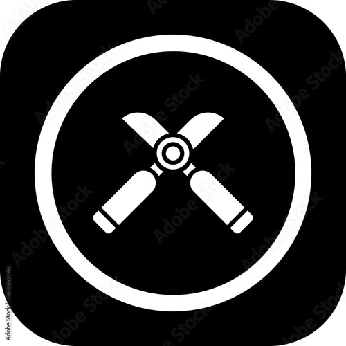 Secateurs Icon Design