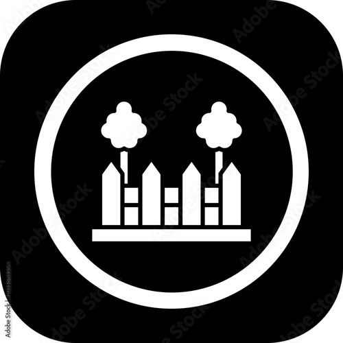 Garden Fence Icon Design