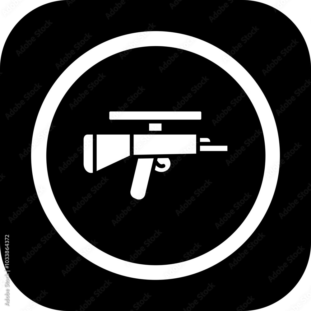 Sniper Icon Design