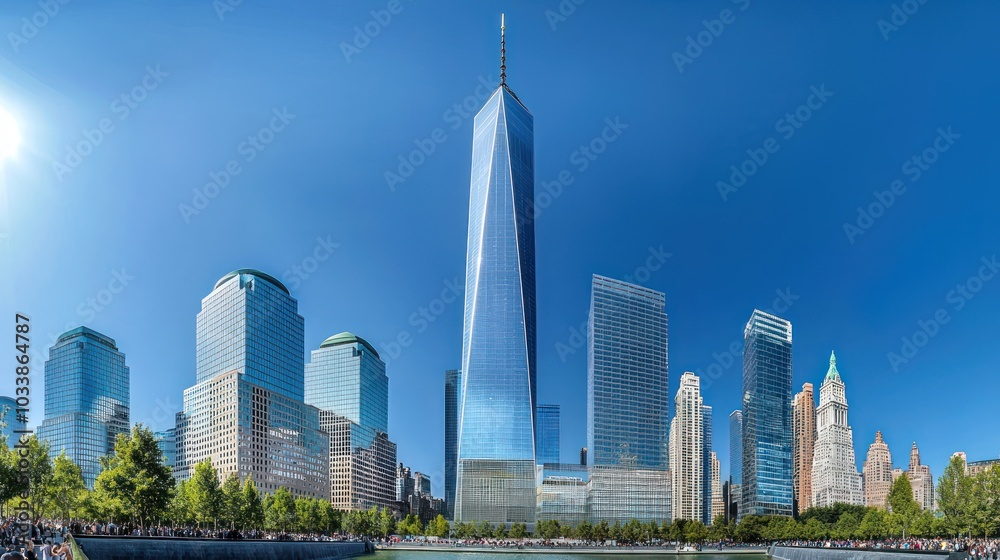 Obraz premium Dynamic New York City Panorama