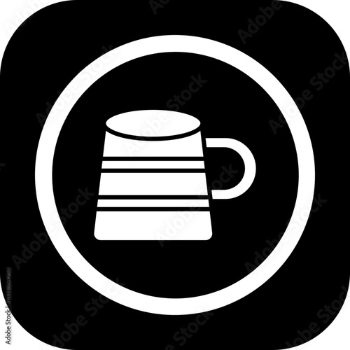 Wooden Mug Icon Design