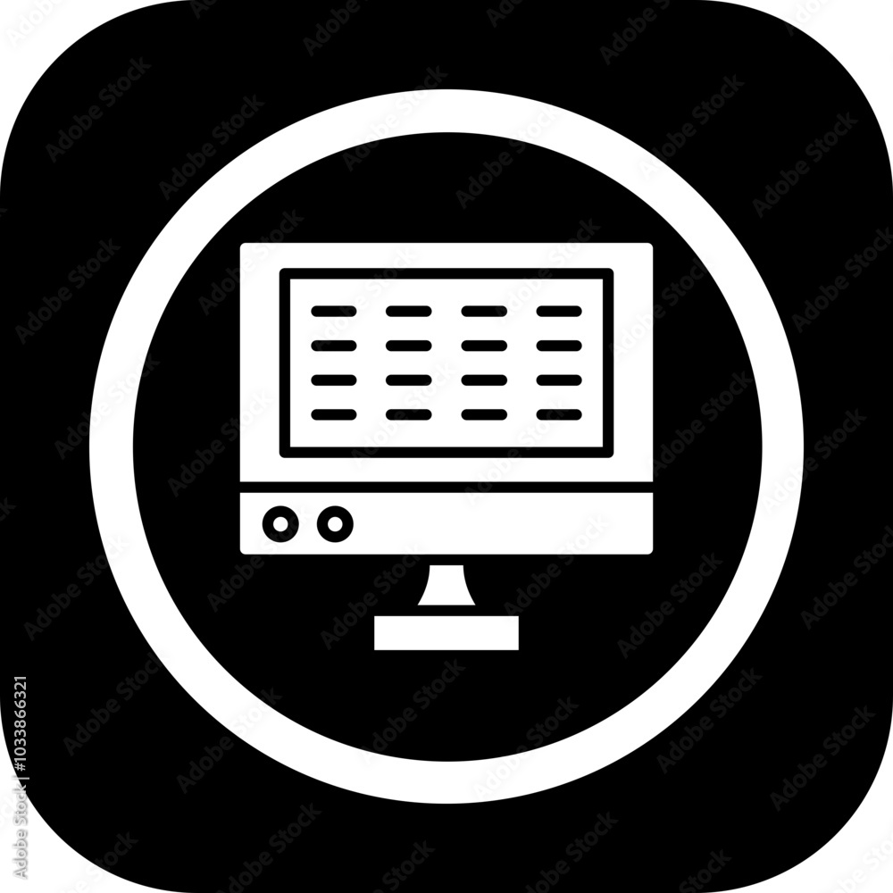Monitor Icon Design Monitor Icon Design