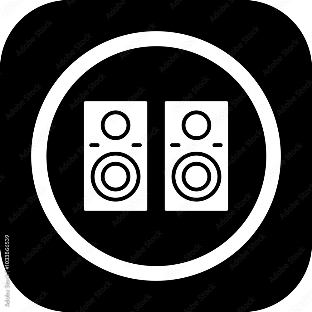 Speakers Icon Design Speakers Icon Design