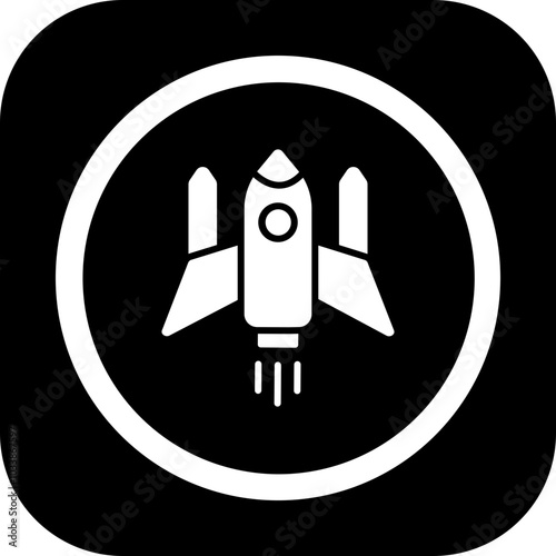 Spaceship Icon Design