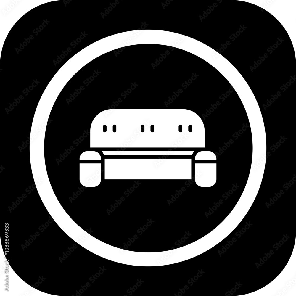 Couch Icon Design Couch Icon Design