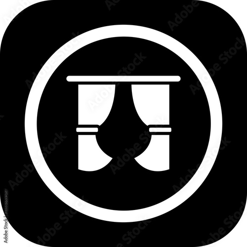 Curtains Icon Design